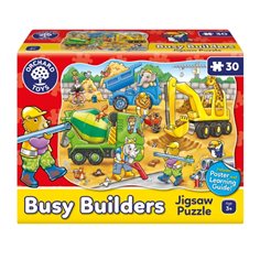 Orchard Toys Pussel 30 bitar, busy builders