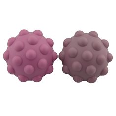 Sensory silicone fidget small balls 2-p, grape