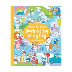 Work and play every day coloring book