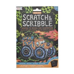 Ooly Scratch & scribble, monster trucks