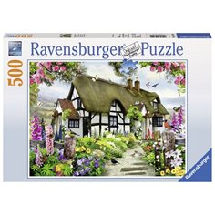 Ravensburger Pussel 500 bitar, thatched cottage