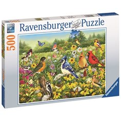 Ravensburger Pussel 500 bitar, birds in the meadow