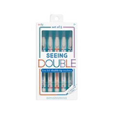 Ooly Seeing double fine double tip markers, 5-p