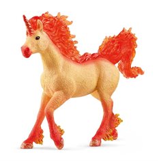 Schleich Elementa fire unicorn, stallion