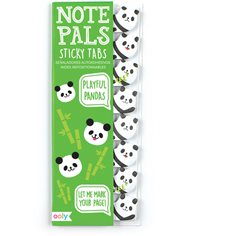 Note pals, playful pandas