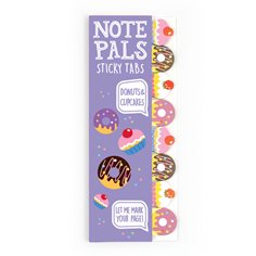 Ooly Note pals, donuts & cupcakes