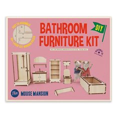 Mouse mansion möbelsats, badrum