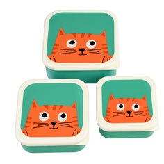 Chester the cat snack box, set of 3