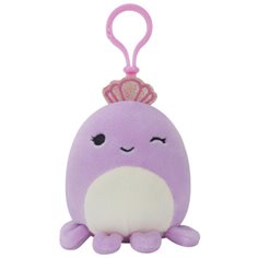 Clip on Violet the octopus, 9 cm