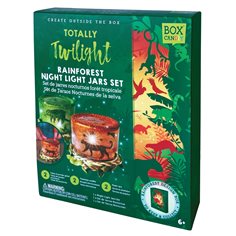 Totally twilight, rainforest night light jars set