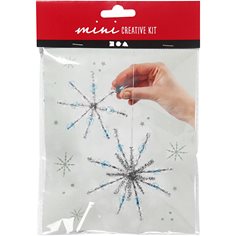 Creative Company Mini-kit, gör en stjärna att hänga i julgranen (1 st)