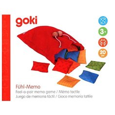 Goki Memospel - känna kuddar (10 par)