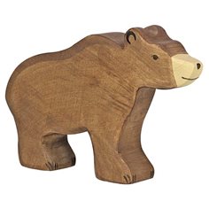 Holztiger Brunbjörn