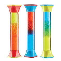 Sensoriska fidget tubes - färgmix (3 st, från Learning Resources)
