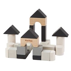 Plan toys Mini-byggklossar i metallåda