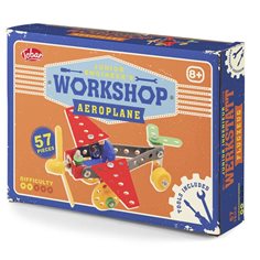 Workshop litet byggset - flygplan (57 delar)