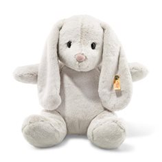 Soft Cuddly Friends Hoppie Rabbit, Light Grey, 38 cm