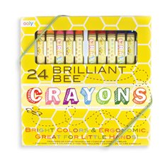 Ooly Brilliant bee crayons, 24 st