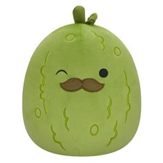 Squishmallows Charles the pickle with mustache, 19 cm