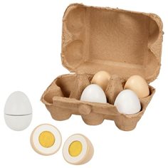 Eggs with velcro