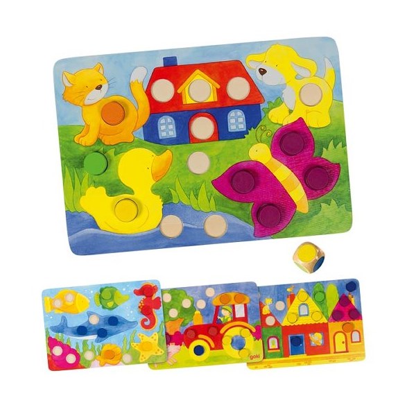 Color dice game