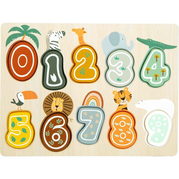 Small foot Puzzle numbers