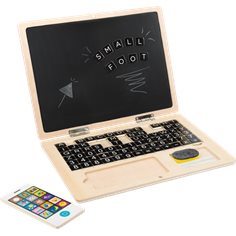Small foot Wooden laptop with magnetic board