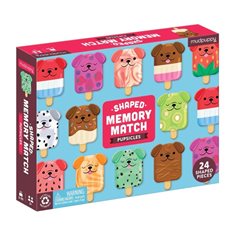 Mudpuppy Shaped memory match pupsicles