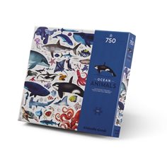 Pussel 750 bitar, world of ocean animals