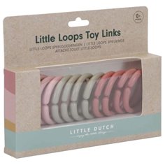 Little Dutch Little loop toy rings, pink