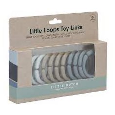 Little Dutch Little loop toy rings, blue