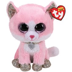 Ty beanie boos Fiona, pink cat
