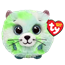 TY beanie balls Evie green cat ball