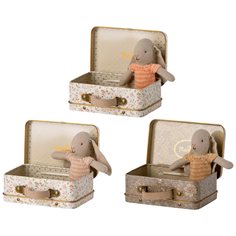 Maileg Bunny in suitcase, micro (1 st)