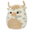 Borsa the grey spotted highland cow, 19 cm