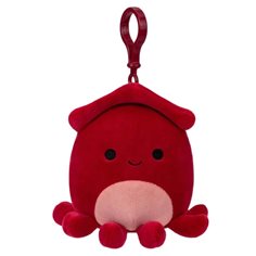 Clip on Altman the Red Squid, 9 cm