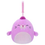 Clip on Pepper the Pink Walrus, 9 cm