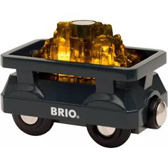 Brio Fraktvagn med guld och ljus