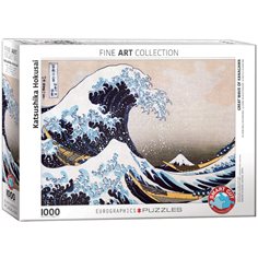 Pussel 1000 bitar, The great wave of Kanagawa