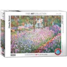 Eurographics Pussel 1000 bitar, Monets garden - Monet