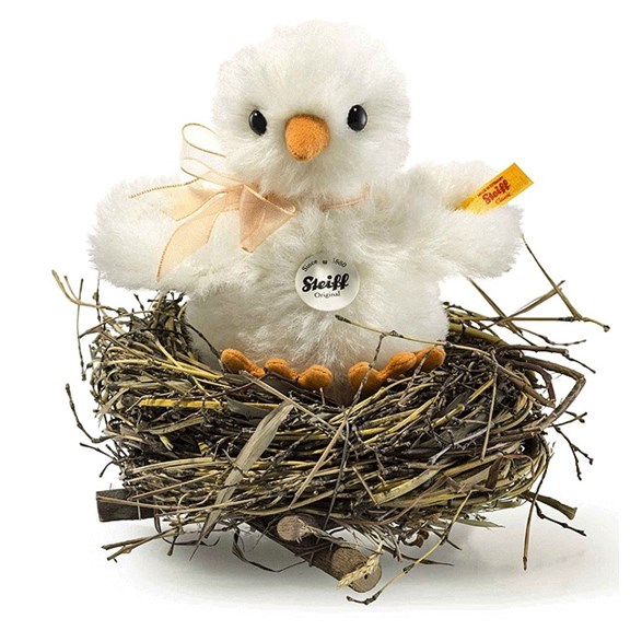 Steiff Chick in nest white, 12 cm