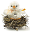 Steiff Chick in nest white, 12 cm