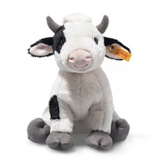Steiff Cob cow white/black spotted, 24 cm