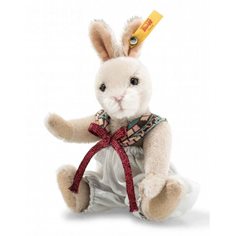 Steiff Vintage memories Rick rabbit in giftbox 16 cm, light grey