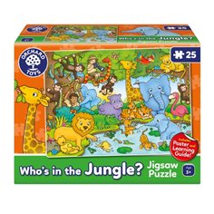 Orchard Toys Pussel 25 bitar, who's in the jungle