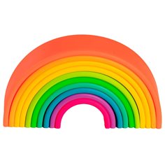 Regnbåge i silikon, neonfärger 10 bitar