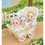 Sylvanian families Darling ducklings baby carriage