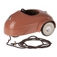 Maileg Mouse car, coral