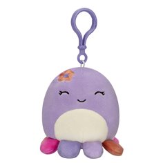 Squishmallows Clip on Beula the octopus, 9 cm
