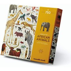 Pussel 750 bitar, African animals